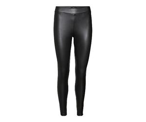 Vero Moda Vmgana Mw Pl Legging Noos Leggins, Negro, S Para Mujer