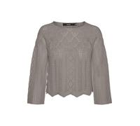 VERO MODA Vmginger 3/4 Boatneck Pullover Ga Noos Suéter pulóver, Falda Lunar, S para Mujer