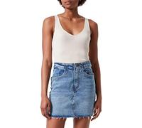 VERO MODA Vmglory SL Rib Top Ga Noos Camiseta de Tirantes Anchos, Abedul, S para Mujer