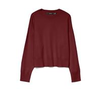 VERO MODA Vmgold Art LS O-Neck Jersey, Syrah, XS