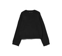 VERO MODA Vmgold Art LS - Sudadera con Cuello en V para Mujer, Color Negro, Talla M, Negro, M