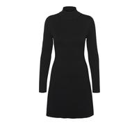 VERO MODA Vmgold LS Highneck Skater Short Dress Vestido, Negro, S para Mujer