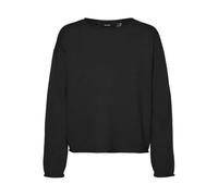 VERO MODA VMGOLD Roll LS O-Neck Jersey, Negro, XS