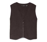 VERO MODA Vmgold SL V-Neck - Chaleco, Pastel de Chocolate, S