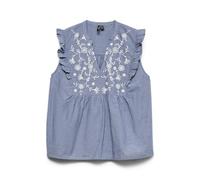 VERO MODA Vmhannah Emb SL Top Wvn Noos para Mujer