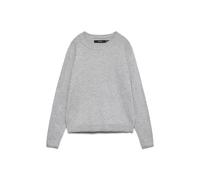 VERO MODA Vmhappiness LS Raglan Pullove Ga Boo Rep, Gris Claro, L