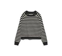 VERO MODA Vmhappy LS O-Neck Button Jersey Boo, Negro, L