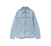 Vero Moda VMHAYDEN LS OVERSIZED EMB SHIRT RA339 M Azul