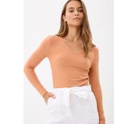Vero Moda Vmhenna L/S V-Neck Top Jrs Lcs M Naranja