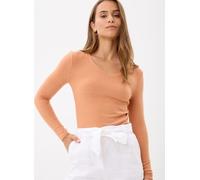 Vero Moda Vmhenna L/S V-Neck Top Jrs Lcs XL Naranja