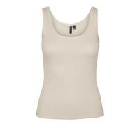 Vero Moda Vmhenna S/L Top Jrs Lcs XS Beige