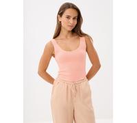 Vero Moda Vmhenna S/L Top Jrs Lcs XS Naranja