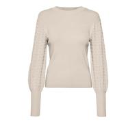 VERO MODA Vmhollypointelle LS O-NCK Pullove Ga Boo Suéter pulóver, Abedul, L para Mujer