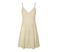 Vero Moda Vmhoney Vestido de Encaje Plisado para Mujer WVN, Arena, XL