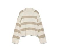 VERO MODA Vminez LS Highneck - Jersey Corto Boo, Abedul, L