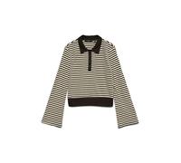 VERO MODA Vmisabella LS Polo JRS GA para Mujer, Color Negro, Talla L, Negro, L