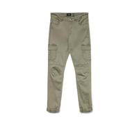 Vero Moda Vmivy Mr Ankle Cargo Jeans Color Noos, Ivy Verde, M / 30L