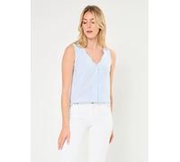 Vero Moda Vmjackie V-Neck S/L Top Wvn Lcs XS Azul