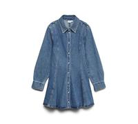 Vero Moda Vmjessie LS Short Denim Dress Noos Vmjessie LS Short Denim Dress Noos Mujer (Pack de 1)