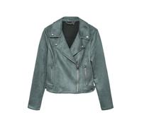 VERO MODA Vmjose Short Faux Suede Jacket Noos - Chaqueta para mujer, Bálsamo Verde, XS