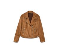 VERO MODA Vmjose Short Faux Suede Jacket Noos - Chaqueta para mujer, coñac, L