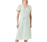 VERO MODA Vmjosie SS-Camiseta de Manga Corta Keid, Verde Liso/AOP:Rita, S para Mujer