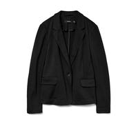 Vero Moda Vmjulia Ls Blazer Dnm Noos, Chaqueta Mujer, Black, 38