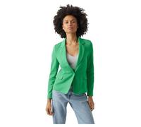 VERO MODA Vmjulia Ls Blazer Dnm Noos, Chaqueta para Mujer, Bright Green, 34