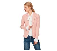 VERO MODA Vmjulia LS Blazer Dnm Noos, Chaqueta para Mujer, Misty Rose., 38