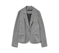 VERO MODA VMJULIA LS Blazer JRS Noos, Blazer Mujer, Dark Grey Melange,