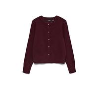 VERO MODA Vmkacy LS O-Neck Cárdigan, Winetasting, S para Mujer