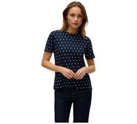 VERO MODA VMKAIA SIF SS Top Box JRS GA, Chaqueta Azul Marino/Detalle: Snow White Dots, S