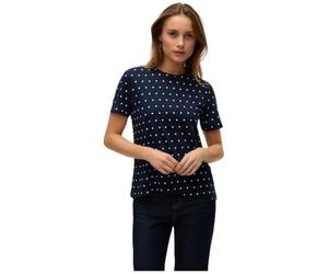 VERO MODA VMKAIA SIF SS Top Box JRS GA, Chaqueta Azul Marino/Detalle: Snow White Dots, S