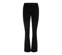 Vero Moda Vmkamma Nw Flared Jersey Pant Noos, Pantalones Mujer, Negro (Black Black), 36/ L30 (Talla del fabricante: Small)