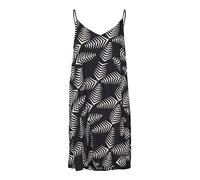 VERO MODA Vmkanya-Vestido Corto para Singlet Wvn Btq Verano, Negro/AOP: Kanya, XS para Mujer