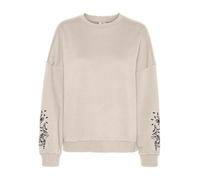 VERO MODA Vmkarol BEA LS Sweat Box Jrs Ga, Abedul, XL para Mujer
