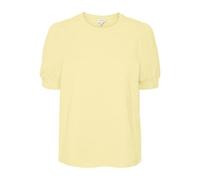 VERO MODA Vmkerry 2/4 O-Neck Top VMA Noos, Camiseta Mujer, Lemon Meringue., XS