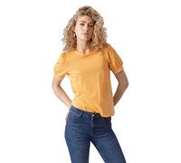 VERO MODA Vmkerry 2/4 O-Neck Top VMA Noos, Camiseta Mujer, Mock Orange, XS