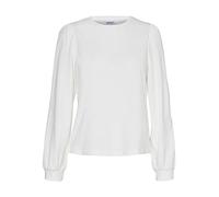 VERO MODA Vmkerry LS O-Neck Top VMA Noos Camiseta, Blanco Nieve, S Mujeres