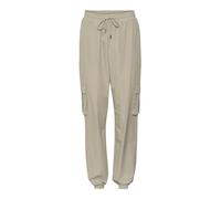 VERO MODA Vmkimberly HW Cargo Pant Noos - Pantalón para Mujer, Abbey Stone, MW x 32L