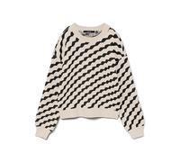 VERO MODA Vmlara LS O-Neck Jersey Ga Boo Rep Jersey de Punto Mujer (Pack de 1)