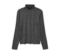VERO MODA Vmlava Glitter LS Highneck Top Stripe Ga, Negro, L Mujeres