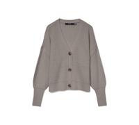 Vero Moda Vmlea LS Cuello en V Cuff Cardigan Noos, Falda Lunar, L