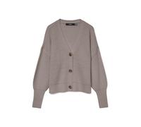 Vero Moda Vmlea LS Cuello en V Cuff Cardigan Noos, Falda Lunar, S