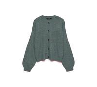 VERO MODA Vmlea LS O-Neck Cardigan Noos, Bálsamo Verde, XS