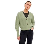 Vero Moda Vmlea Ls V-neck Cuff Cardigan Noos Cardigan, Desert Sage, S Mujer