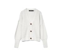 VERO MODA Vmlea Ls V-neck Cuff Cardigan Noos, Cardigan para Mujer, Cloud Dancer, XL