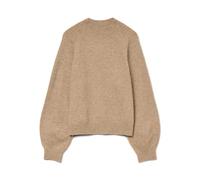 VERO MODA Vmleaf LS - Jersey de Punto para Mujer, Silver Mink/Detail:w. Melange, L