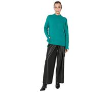 VERO MODA Vmlefile Blusa Cuadrada Oversize Ga Noos Suéter, Pepper Green/Detail:w. Melange, XS para Mujer