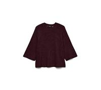 Vero Moda Vmlefile Noos - Jersey de Cuello Redondo 3/4, Caramelo, XS